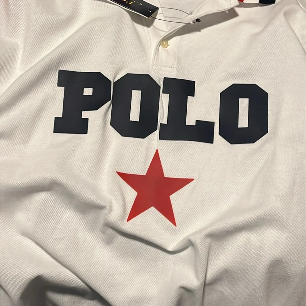 Polo Ralph Lauren Star Polo Pique Shirt new Americana Classic Fit Men’s Size XL